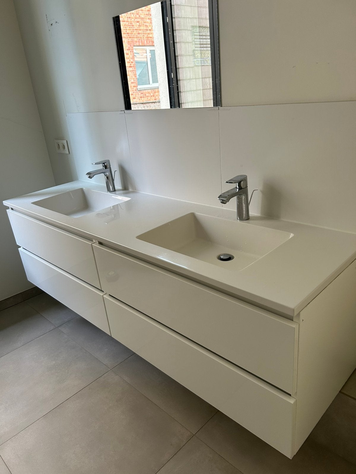 Badkamer meubel 180cm, Huis en Inrichting, Badkamer | Complete badkamers, Ophalen, Gebruikt