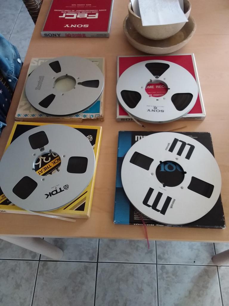 Setje van 4 alu reels 26 cm, Ophalen