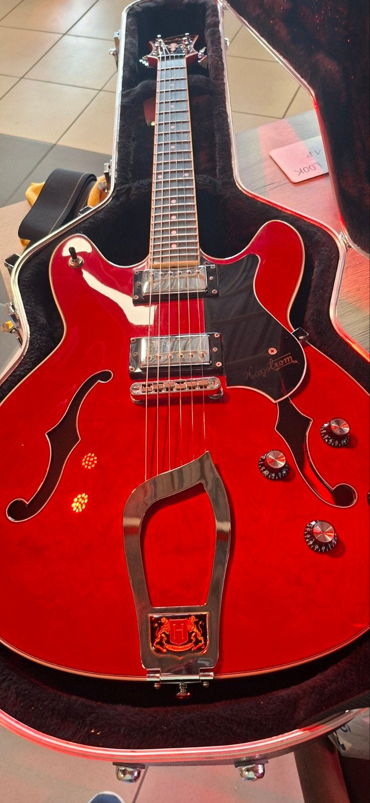 Hagstrom Viking, Musique & Instruments, Instruments à corde | Guitares | Électriques, Enlèvement, Comme neuf, Hollow body, Autres marques
