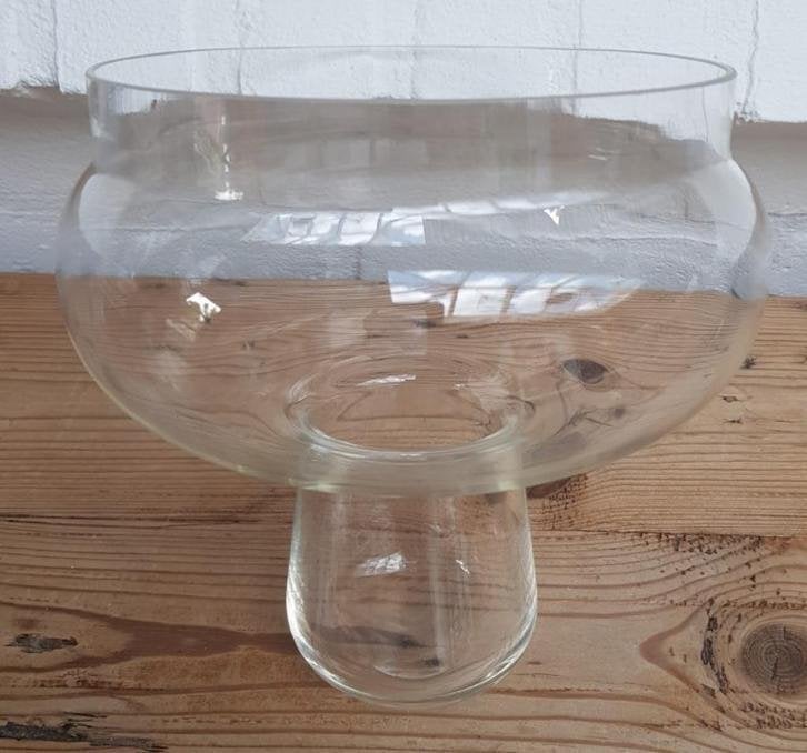 Glazen vaas voor in een houder of te gebruiken als stolp, Antiquités & Art, Curiosités & Brocante, Enlèvement ou Envoi