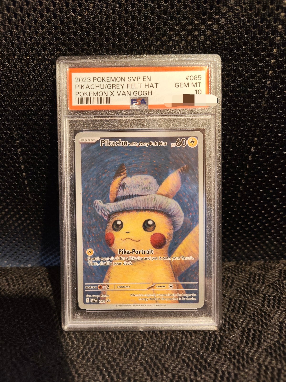 Pokémon TCG: Pikachu With Grey Felt Hat PSA 10, Ophalen, Nieuw, Losse kaart