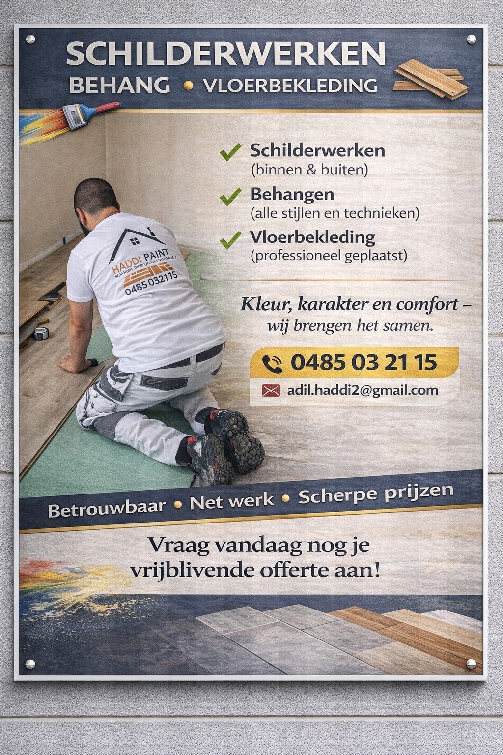 schilderwerken - behangen & vloerbekeleding, Diensten en Vakmensen, 24-uursservice