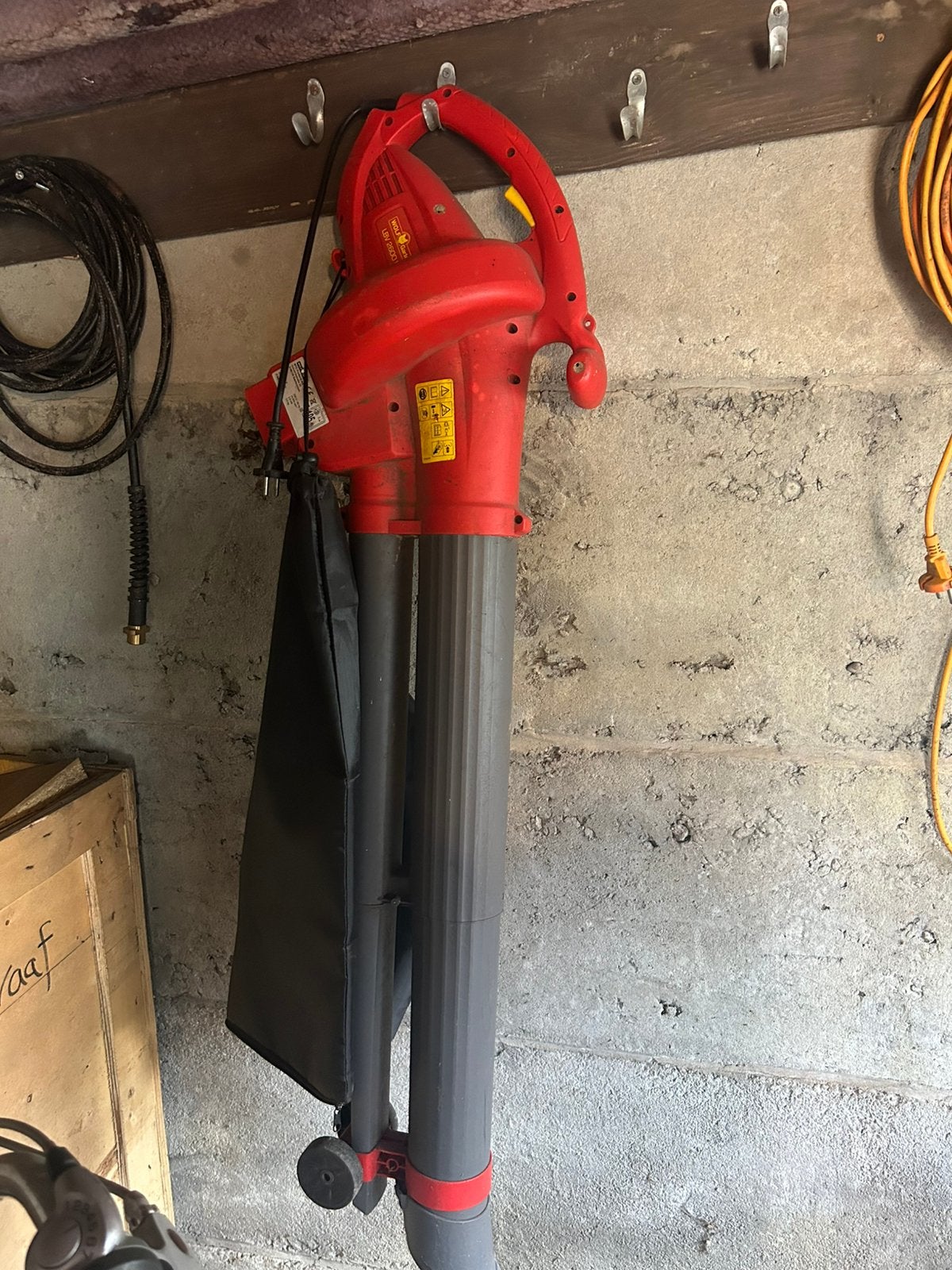 Bladzuiger/blazer, Tuin en Terras, Ophalen, Gebruikt, Met opvangzak, Handgedragen