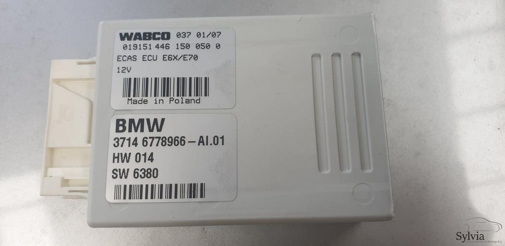 Luchtvering controol module ECAS BMW X5 / X6 E70 E71 3714677, Gebruikt, -, -, Ophalen of Verzenden