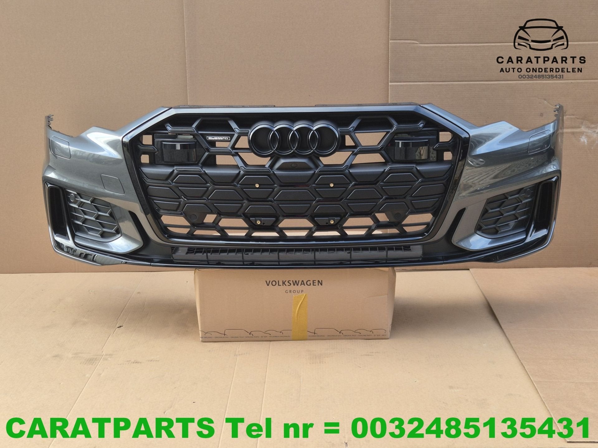 4K0807065 Audi A6 bumper A6 voorbumper A6 C8 4K S Line LZ7S, Gebruikt, AUDI AG, Auto-Union-Strasse 1
85045  Ingolstadt, DE, Audi