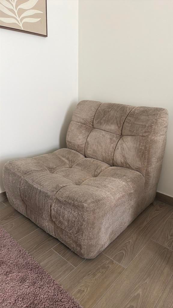 Fauteuil modulaire design vintage BEKA des années 1970, Enlèvement, Utilisé, Tissus, Design