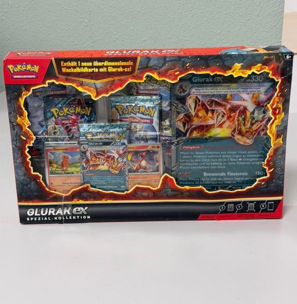 Pokémon Charizard Glurak ex Special Collection – Duits Nieuw, Ophalen of Verzenden, Nieuw