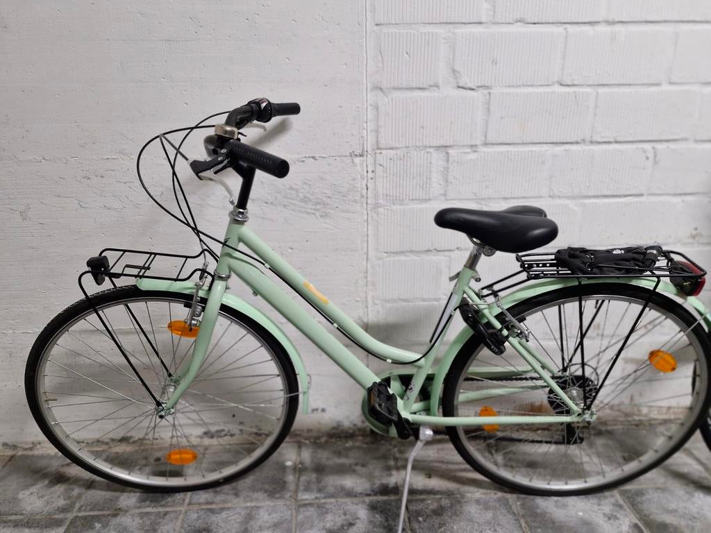 Mintgroene stadsfiets, Fietsen en Brommers, Fietsen | Dames | Damesfietsen, Ophalen