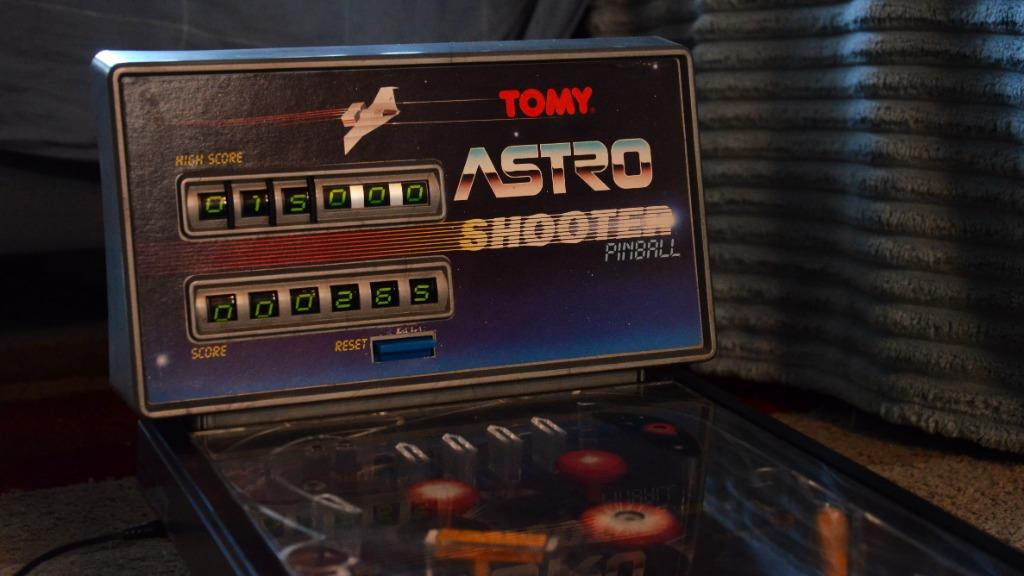 Tafelmodel flipperkast (Tomy Astro Shooter), Verzamelen, Automaten | Flipperkasten, Gebruikt, Elektronisch, Flipperkast, Overige merken