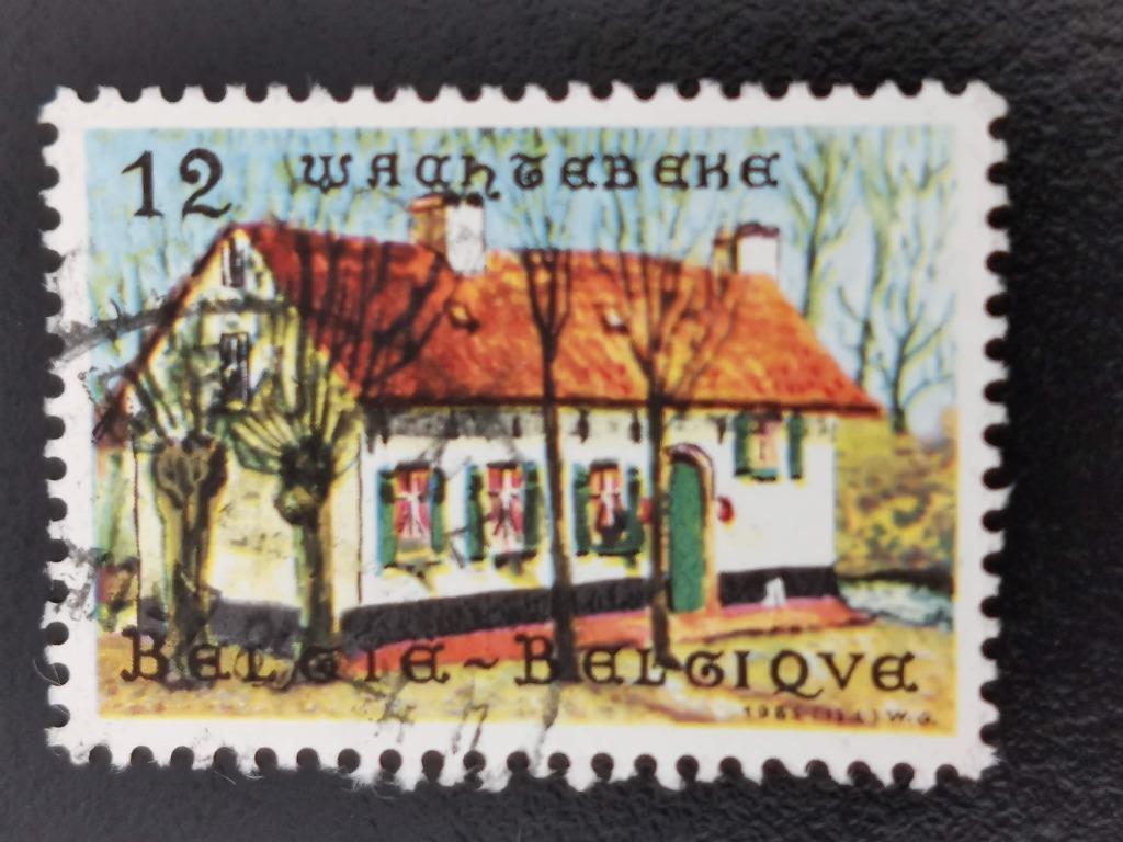 Belgie 1985 - Wachtebeke - typische woning, Ophalen of Verzenden, Gestempeld