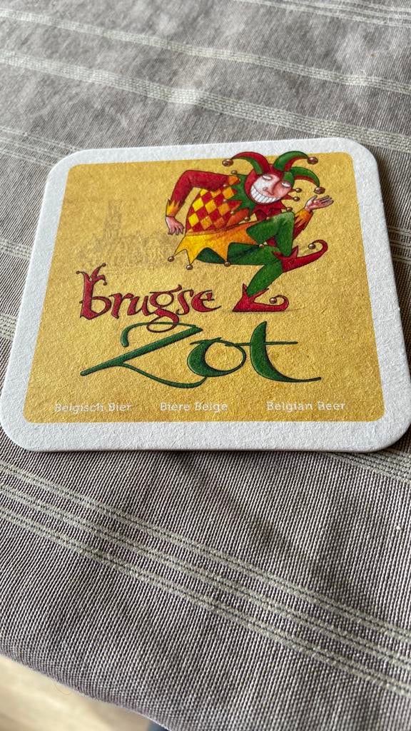 Sous-bock Bruges imbécile, Enlèvement ou Envoi, Neuf, Sous-bock, Autres marques
