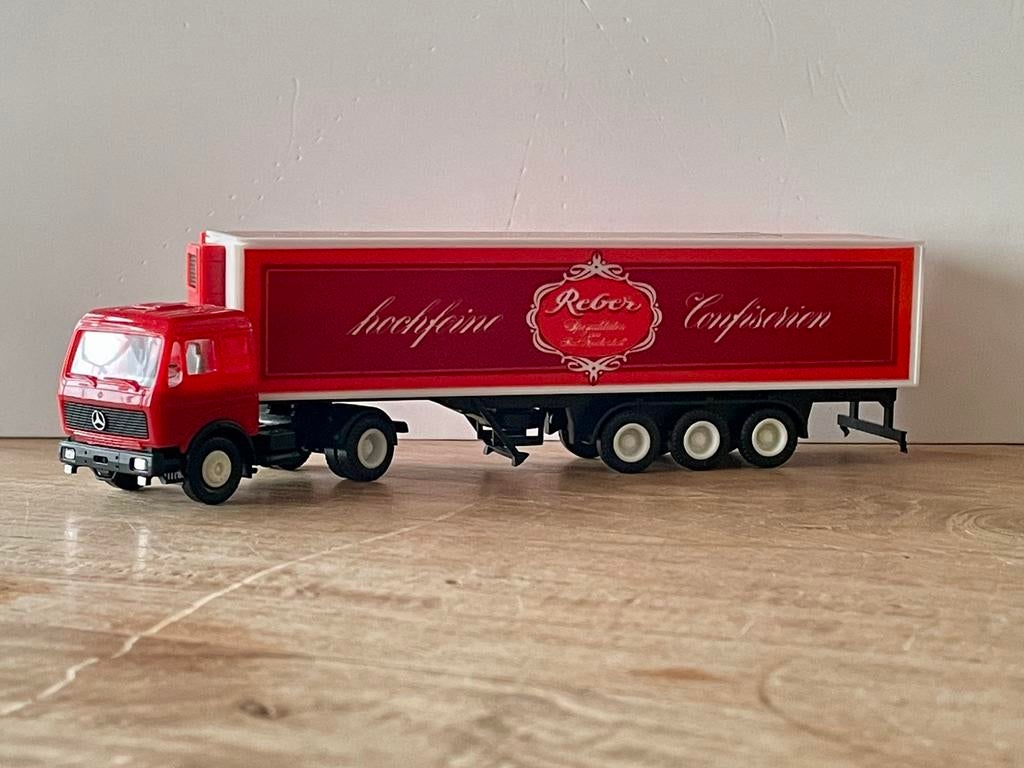 Herpa MB NG Reber 1:87, Hobby en Vrije tijd, Modelauto's | 1:87, Zo goed als nieuw, Bus of Vrachtwagen, Herpa, Ophalen of Verzenden