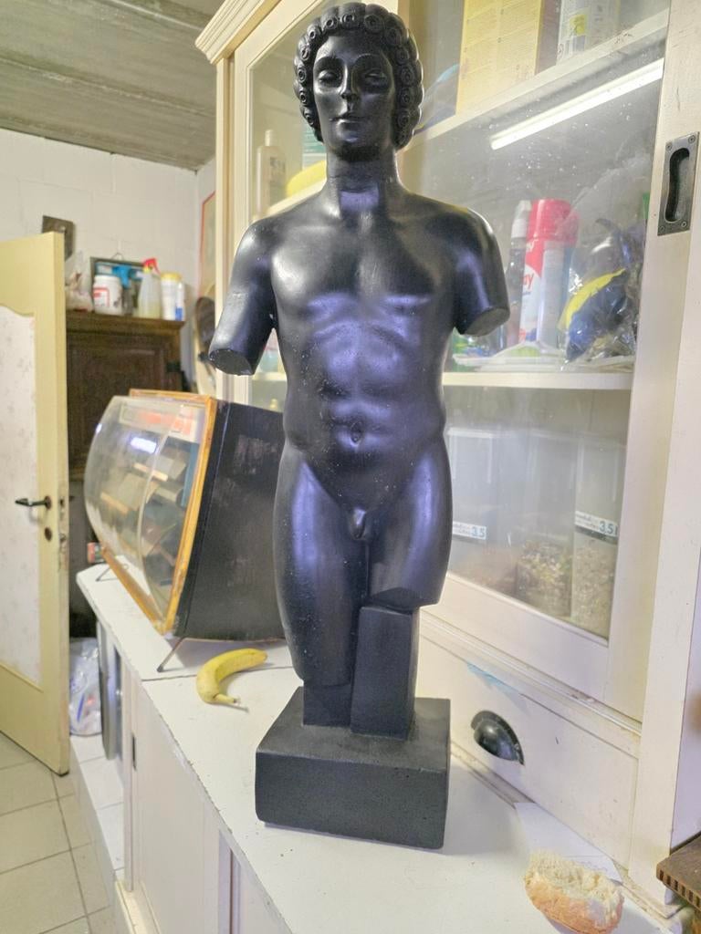 Groot beeld van apollo, Antiek en Kunst, Ophalen of Verzenden