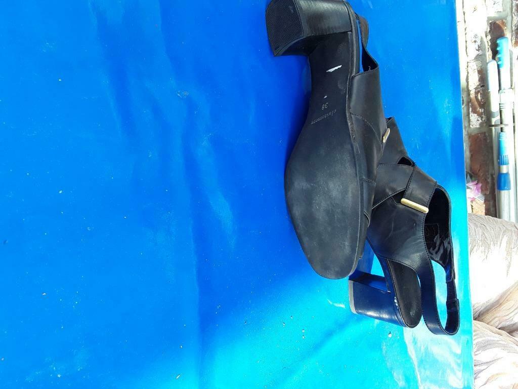 Chaussure cuir pointure  38, Ophalen of Verzenden, Zo goed als nieuw, Blauw