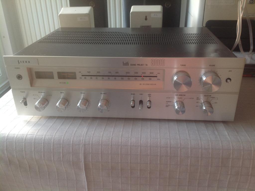 vintage receiver Siera hifi sound project TA 8000, Ophalen of Verzenden