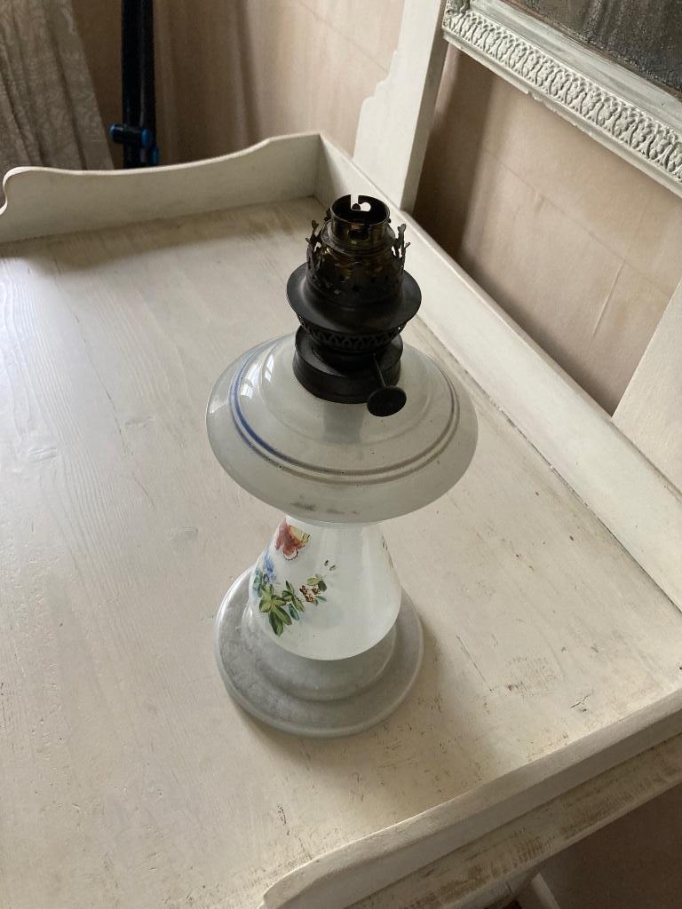 Antieke olielamp, Ophalen
