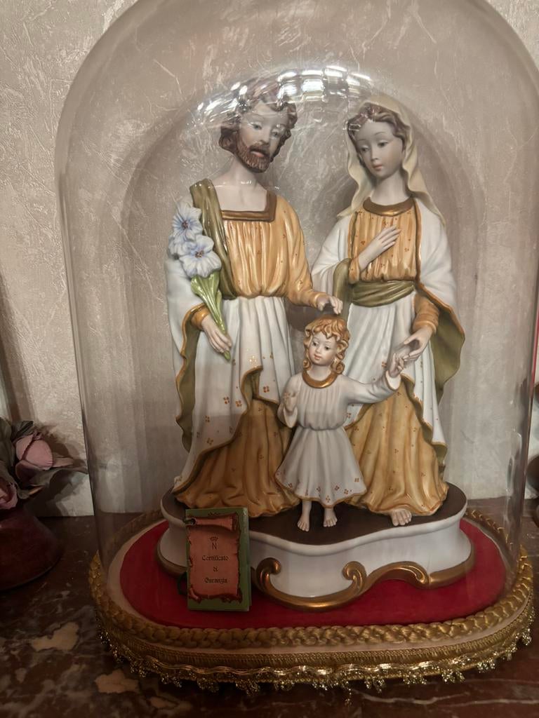 Heilige familie onder stolp, Antiek en Kunst, Antiek | Religieuze voorwerpen, Ophalen