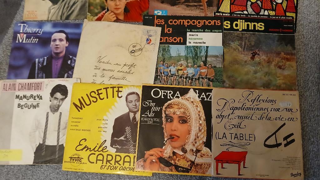 100 disque vinyle 45t, Enlèvement ou Envoi, Single, Dance, Utilisé
