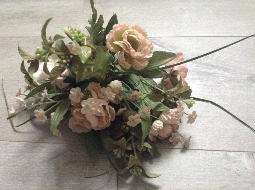 Kunstbloemen - roze, Ophalen of Verzenden, Gebruikt