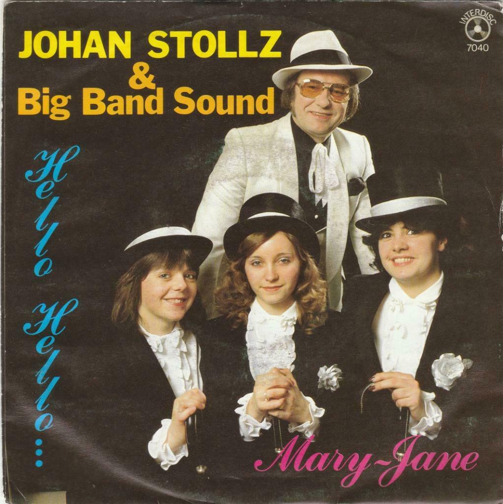 45T: Johan Stollz: Hello hello, Ophalen of Verzenden, Overige formaten