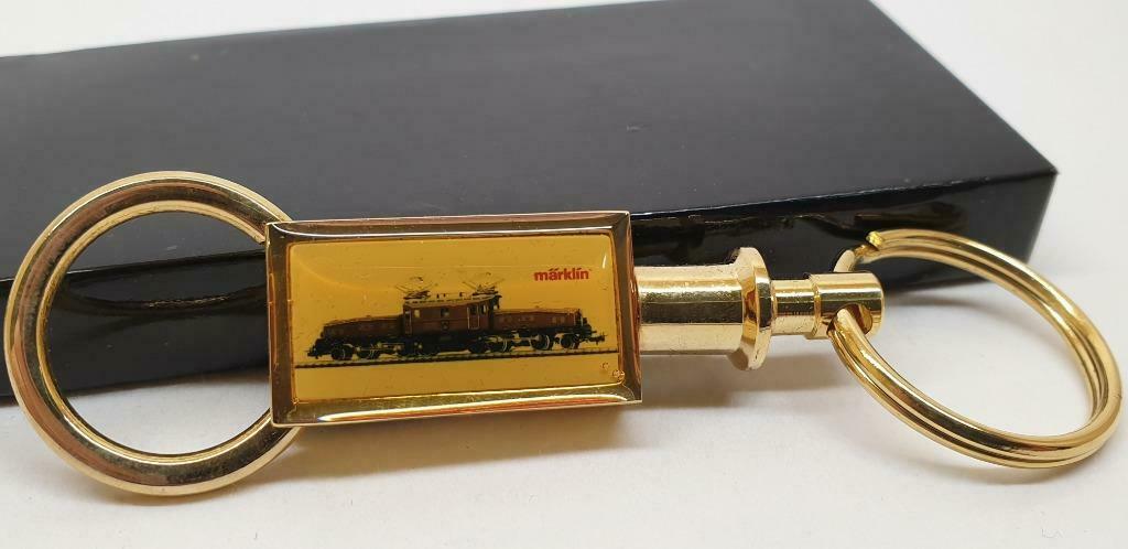 Marklin sleutelhanger met de bruine krokodil SBB  (#144), Enlèvement ou Envoi, Comme neuf, Locomotive, Courant continu ou Courant alternatif