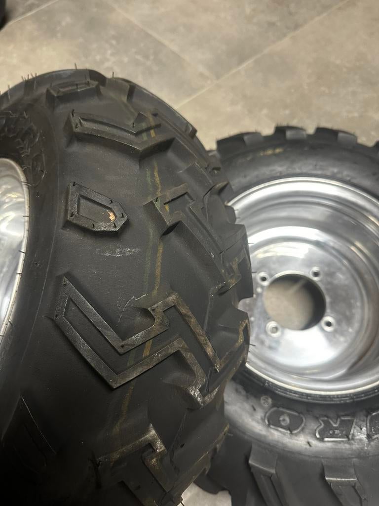Quadbanden steek 4x110 duro zandbaan banden dwt red label, Ophalen of Verzenden, Zo goed als nieuw