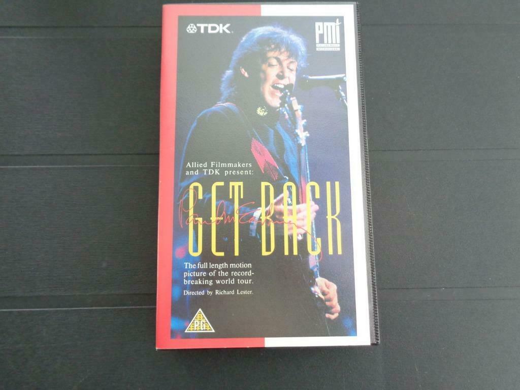 Cassette Vidéo Paul Mc Cartney's Get Back, Ophalen of Verzenden, Overige genres