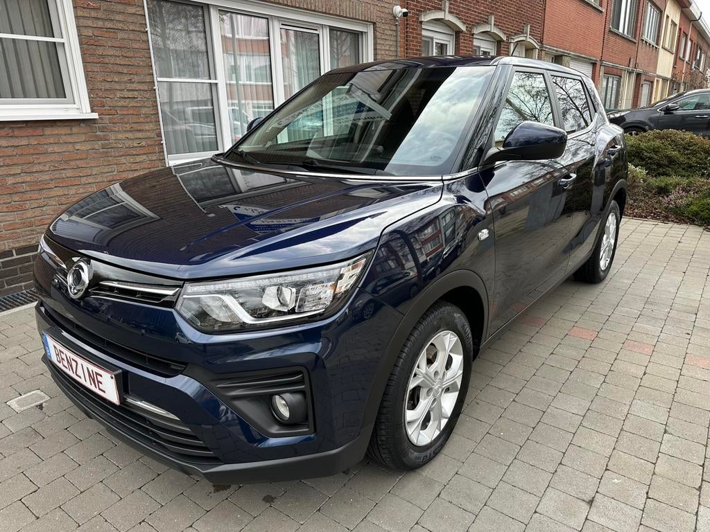 Ssangyong Tivoli 1.2i! Topstaat*Airco*Navi*50000km*Garantie!, Auto's, Testrit aan huis, Stof, Blauw, 5 deurs