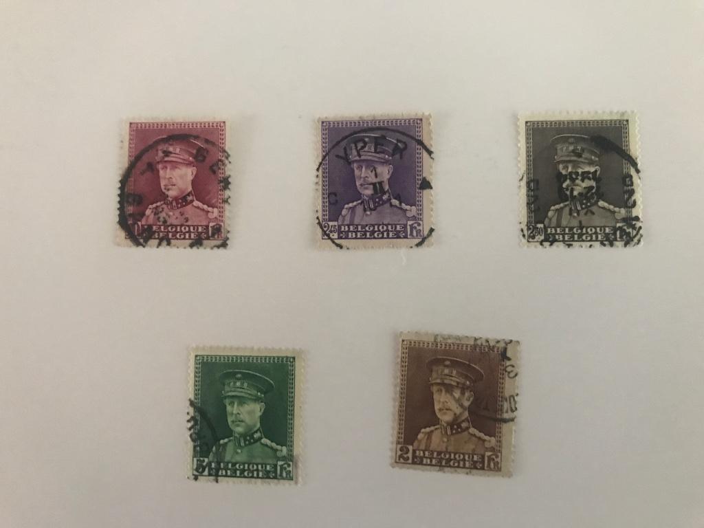 Belgique - 321/324 - oblitéré, Enlèvement ou Envoi, Affranchi, Oblitéré