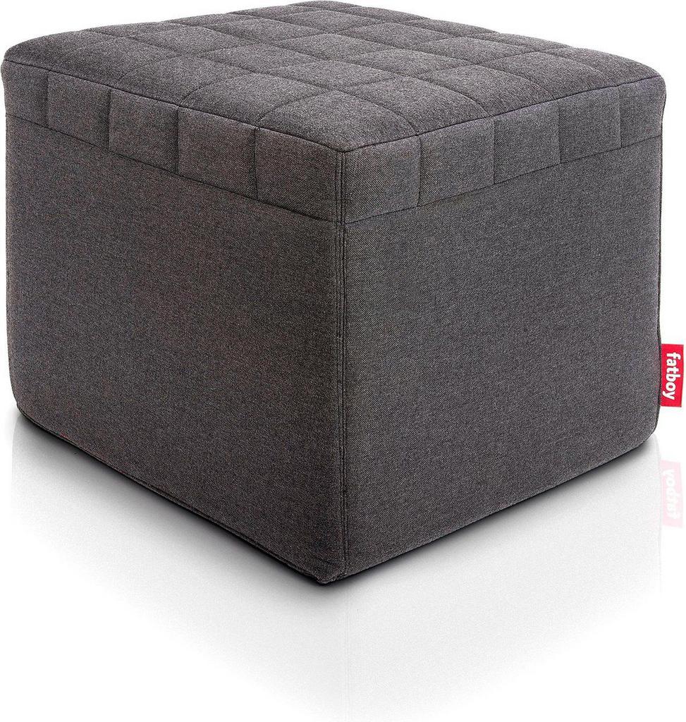 Fatboy Block Pouf Design Donkergrijs, Huis en Inrichting, Ophalen, Zo goed als nieuw, Zitzak