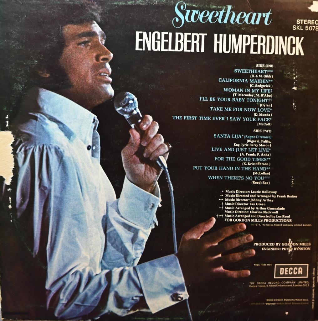 Engelbert Humperdinck - Sweetheart, Ophalen of Verzenden, Gebruikt