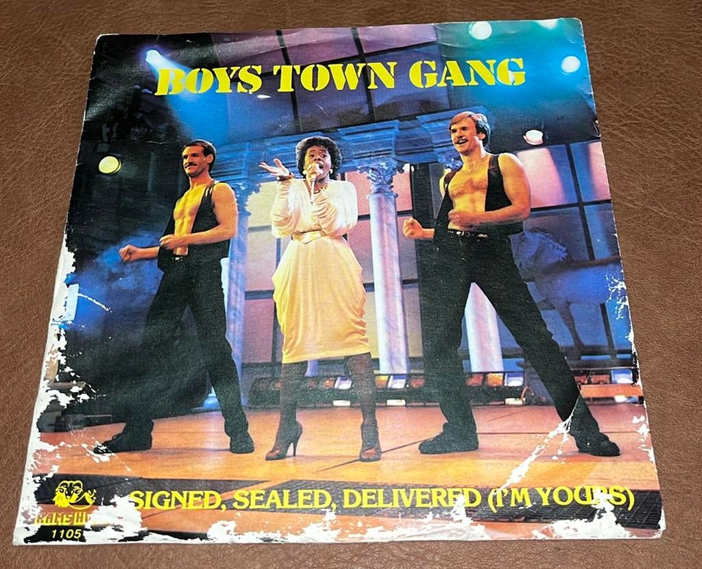 Boys Town Gang - Signed, Sealed, Delivered - 7” vinyl single, Ophalen of Verzenden, Gebruikt