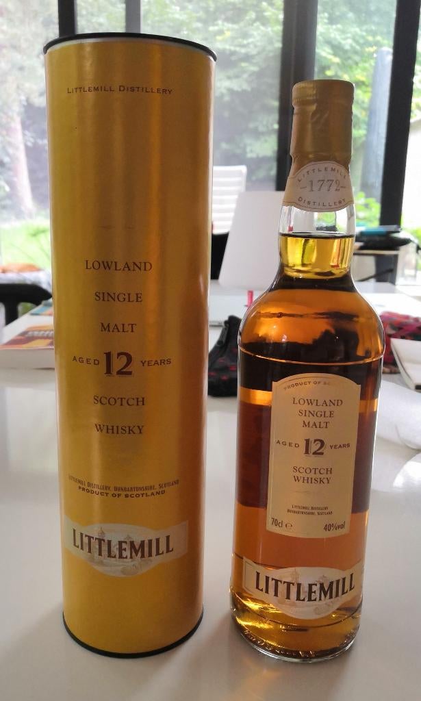 Littlemill 12 whisky, Verzamelen, Ophalen of Verzenden, Nieuw, Vol