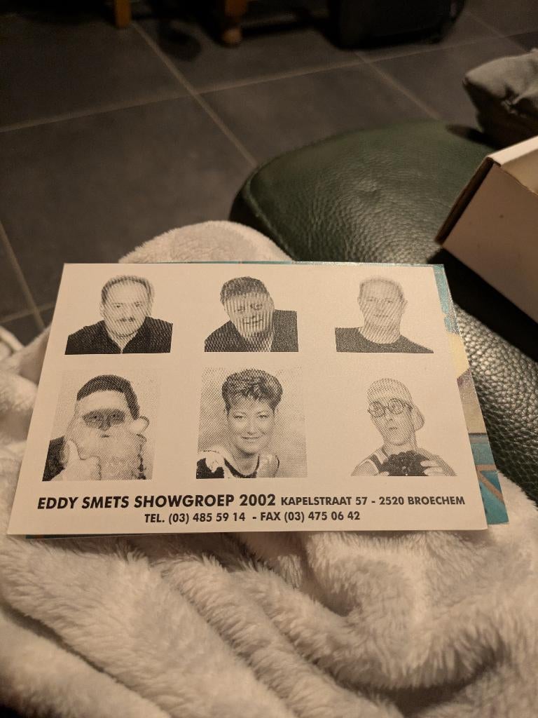 Eddy Smets showgroep, Ophalen of Verzenden, Zo goed als nieuw, Prent