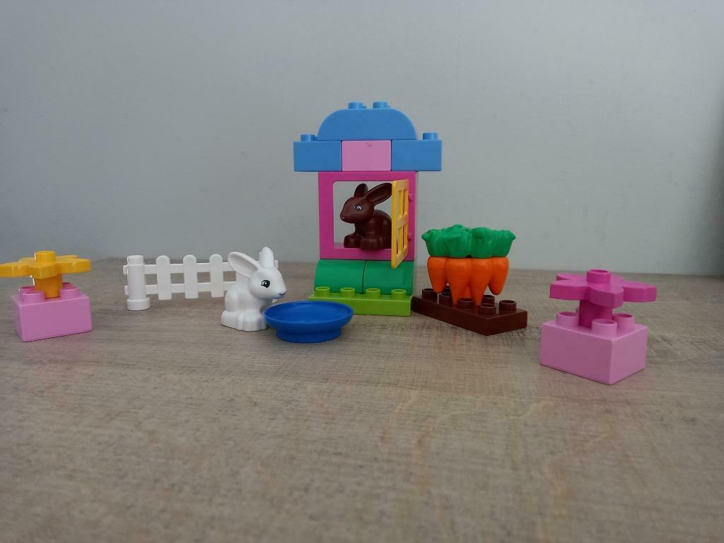 Lego Duplo 4623 set konijnen compleet city, Ophalen of Verzenden, Gebruikt, Complete set, Duplo