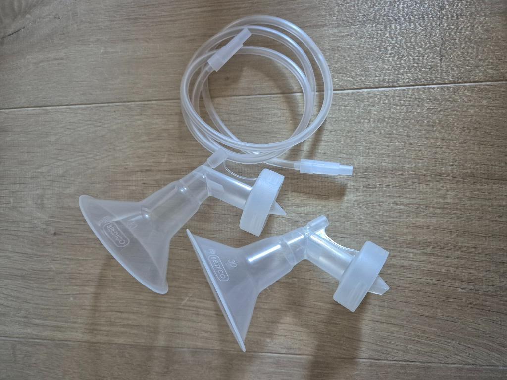 (Afkolfset) 2 borstschilden XL 30mm, Ophalen of Verzenden, Gebruikt, Borstkolf