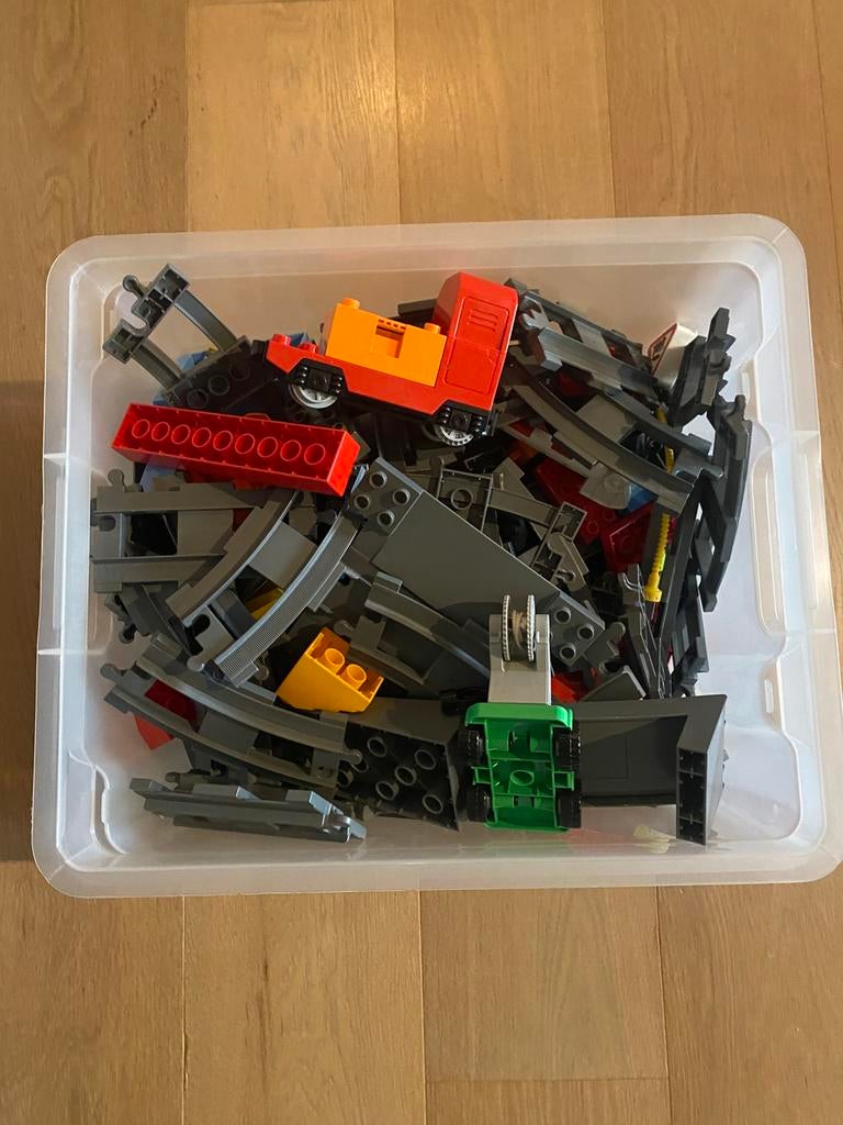 Lego treinspoor., Ophalen of Verzenden, Zo goed als nieuw, Losse stenen, Lego