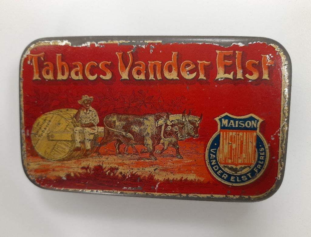 Tabaksblikje  Vander Elst, Verzenden, Gebruikt