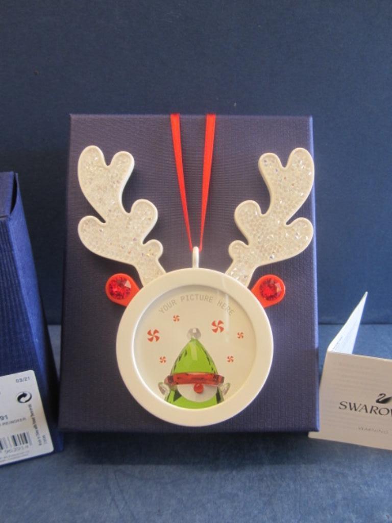 Swarovski Kerst Foto ornament, Verzamelen, Ophalen of Verzenden, Nieuw, Figuurtje