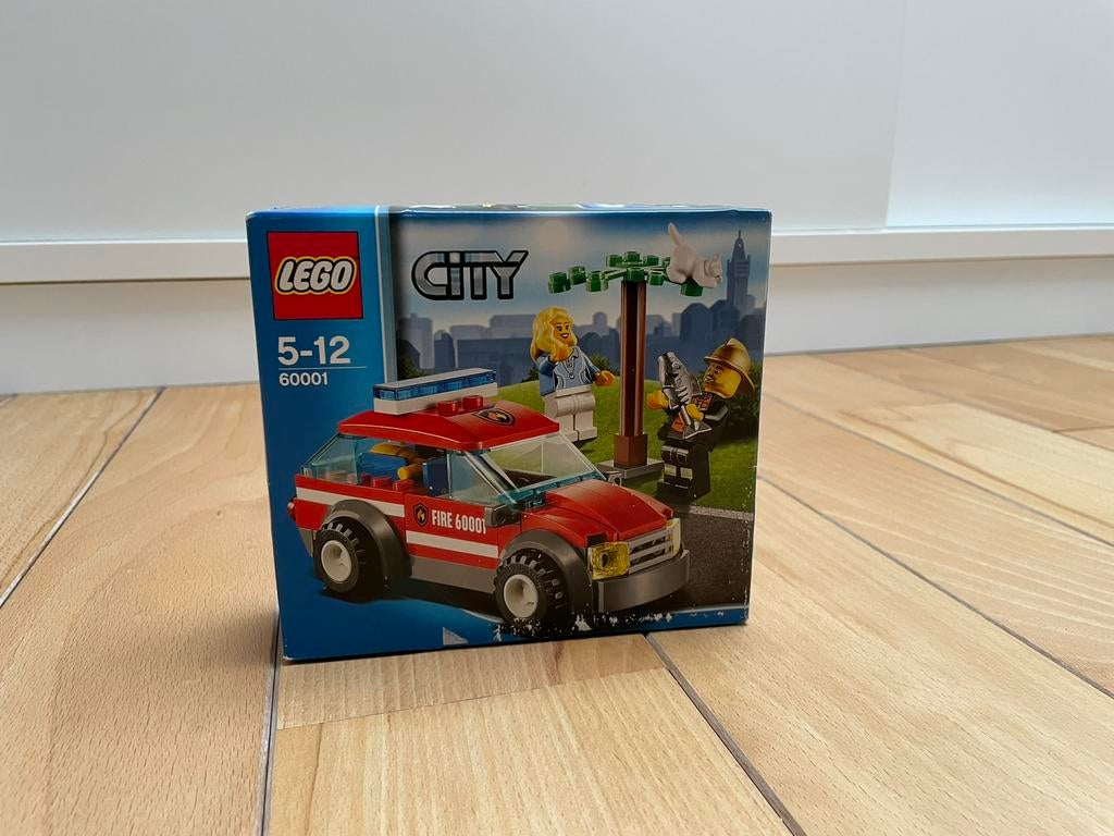 Lego 60001 Fire Chief Car, Kinderen en Baby's, Speelgoed | Duplo en Lego, Ophalen of Verzenden, Nieuw, Complete set, Lego
