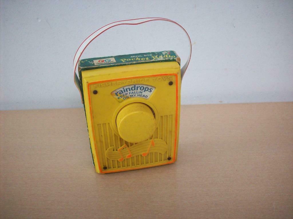 Fisher Price 762 "Pocket Radio"  song: Raindrops Keep Fallin, Ophalen, Gebruikt, Overige typen, Met geluid