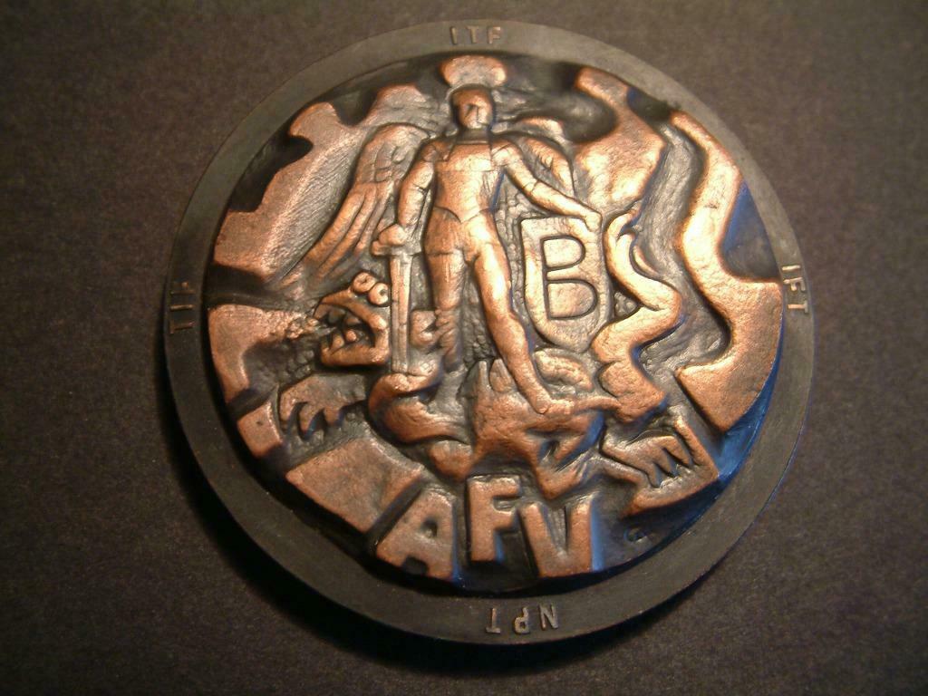 Grande médaille AFV 1893 signée de deux lettres, A et C, Enlèvement ou Envoi