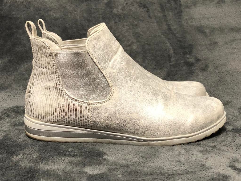 Haver, new style, silver, dameslaarzen, EU 37, Verzenden, Lage of Enkellaarzen, Zo goed als nieuw, Overige kleuren