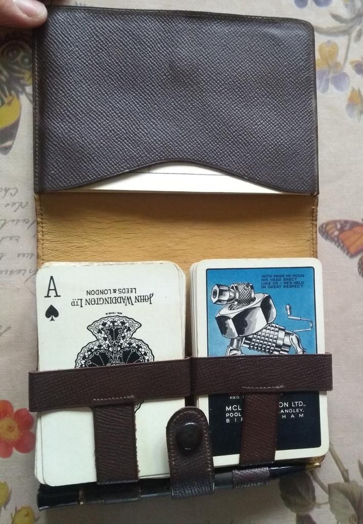 Vintage Britse speelkaarten in etui MCL Birmingham, Enlèvement ou Envoi, Comme neuf