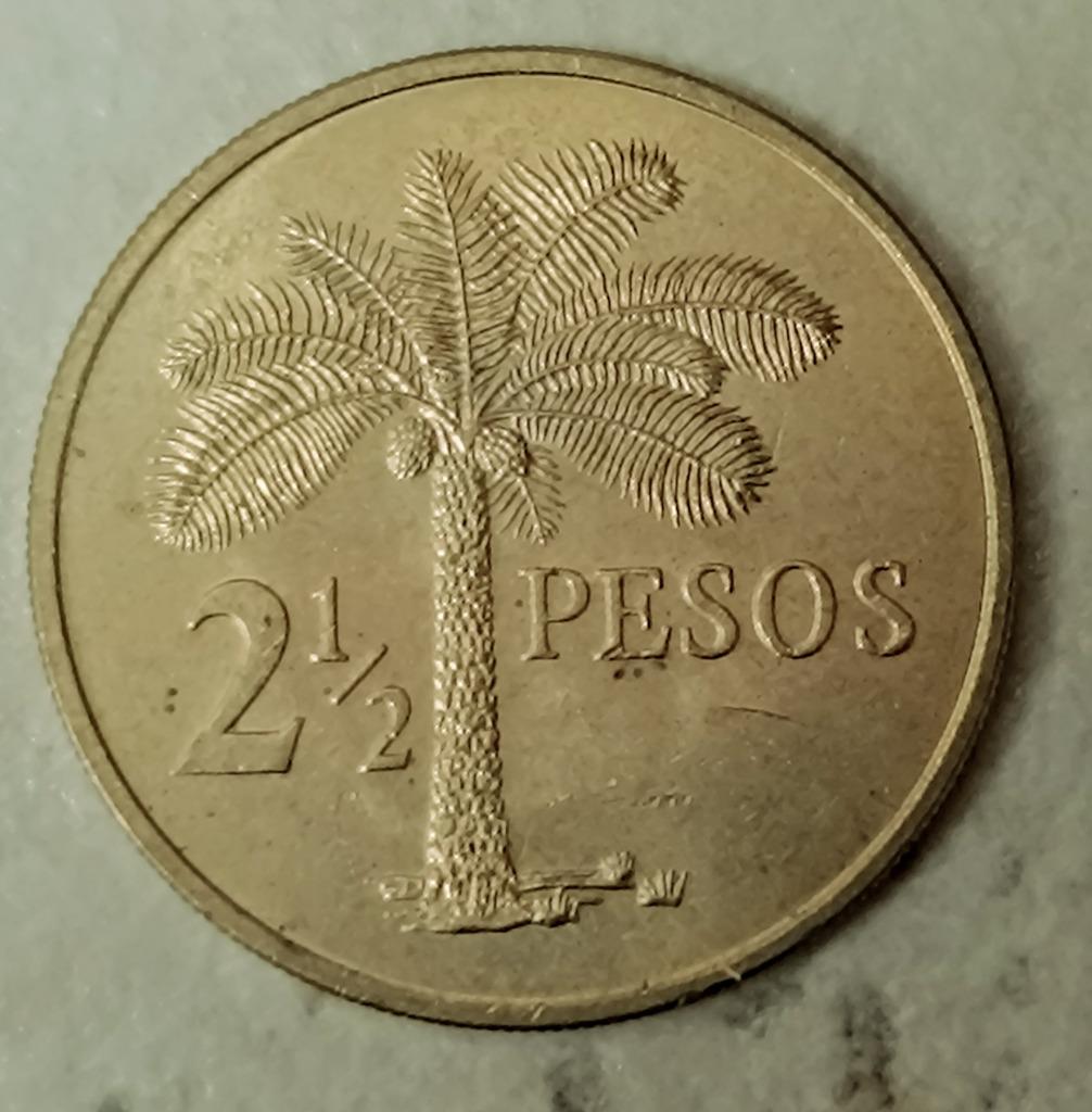 munt Guinea Bissau 2 1/2 pesos 1977, Envoi