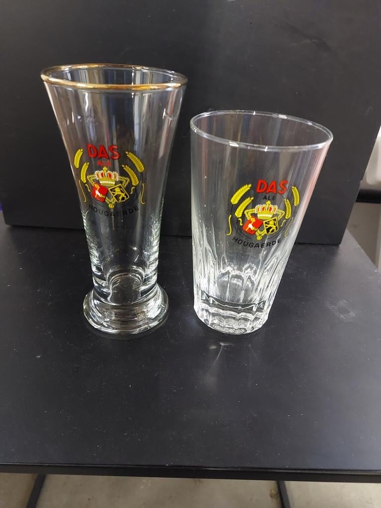Verres à bière Das Ale Hougaerde, Enlèvement ou Envoi, Comme neuf, Verre ou Verres, Autres marques