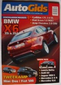AutoGids 748 Cadillac CTS/Fiat 500/Mini/BMW X6/Jaguar XKR-S, Boeken, Auto's | Folders en Tijdschriften, Zo goed als nieuw, Algemeen
