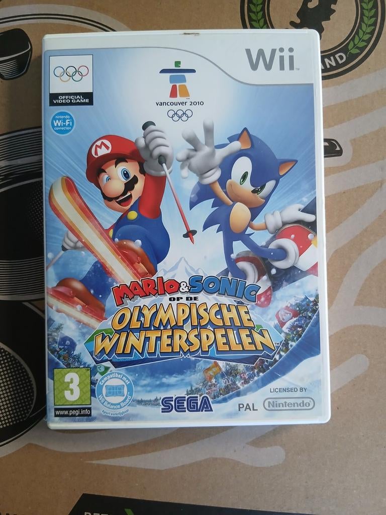 Mario & Sonic at the Olympic Winter Games, Wii, 3 joueurs ou plus, Enlèvement ou Envoi, Sport, À partir de 3 ans