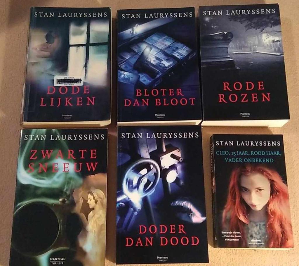 boeken van Stan Lauryssens, Livres, Thrillers, Enlèvement ou Envoi