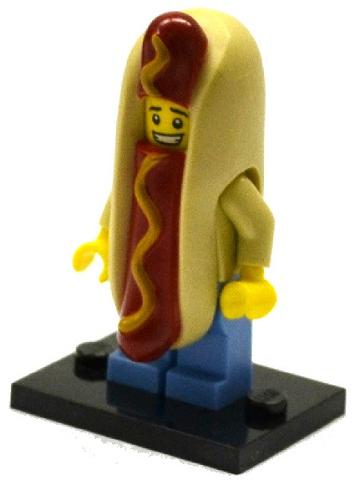 Minifigure Hot Dog Man, série 13 avec support et accessoires, Enlèvement ou Envoi, Neuf, Ensemble complet, Lego